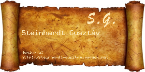 Steinhardt Gusztáv névjegykártya